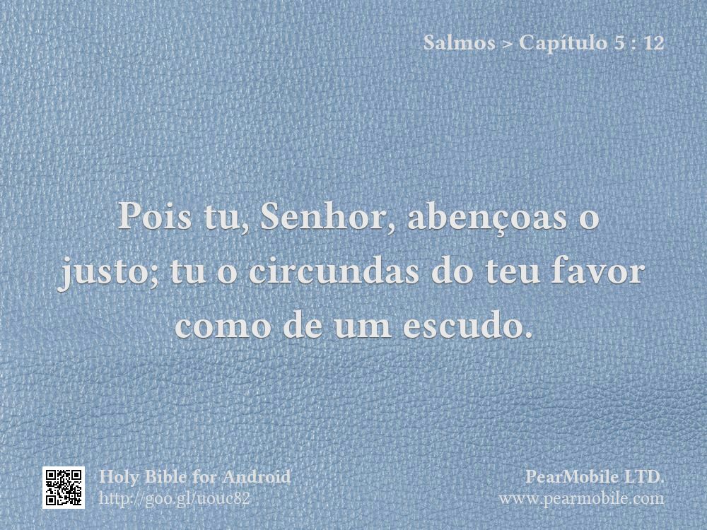 Salmos, Capítulo 5:12
